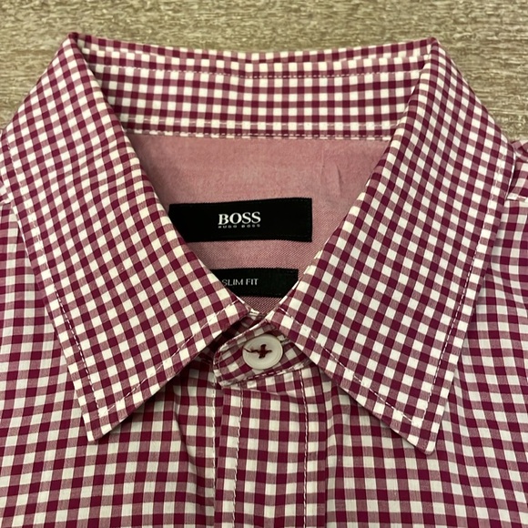 Men’s Hugo Boss long sleeve button down shirts size medium - Picture 8 of 9